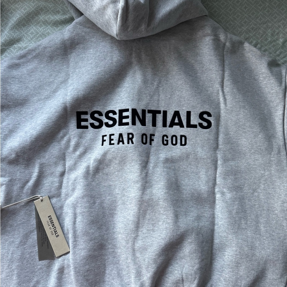 Essentials Fear of God Grey Hoodie